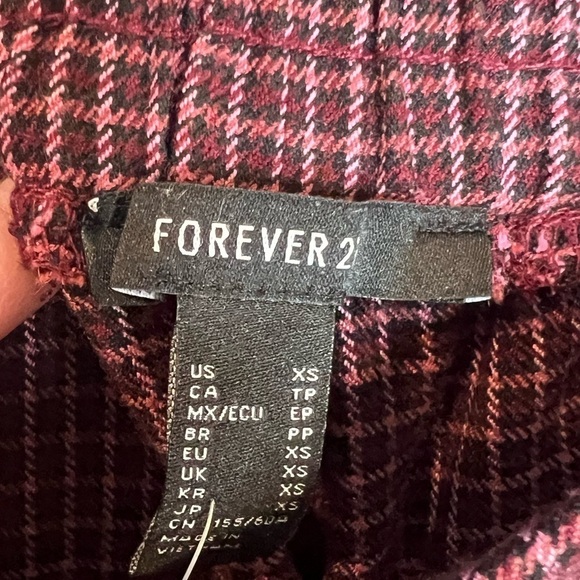 141. Forever 21 Print Casual Pull On Pant XS - Picture 4 of 5